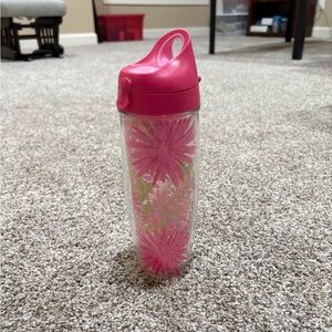 Tervis Pink Floral Water Bottle